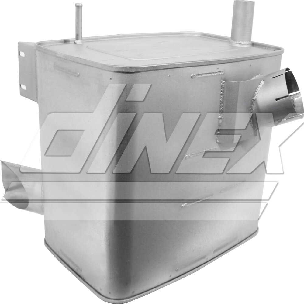 DINEX / 50450 - глушитель (бочка) прямоугольный MB ACTROS ЕВРО 3 